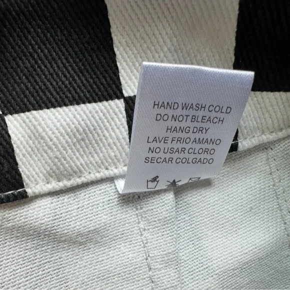 NWT Papermoon Checkered Pants. Size: Small. Excellent condition - Picture 9 of 14